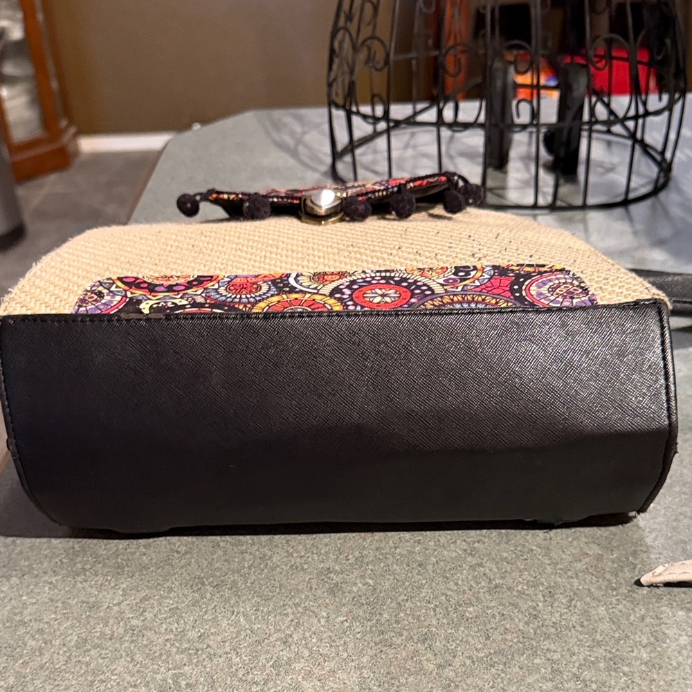 Bohemian Patterned Beige Backpack - image 2